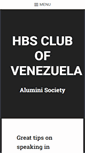 Mobile Screenshot of hbsclubvenezuela.com